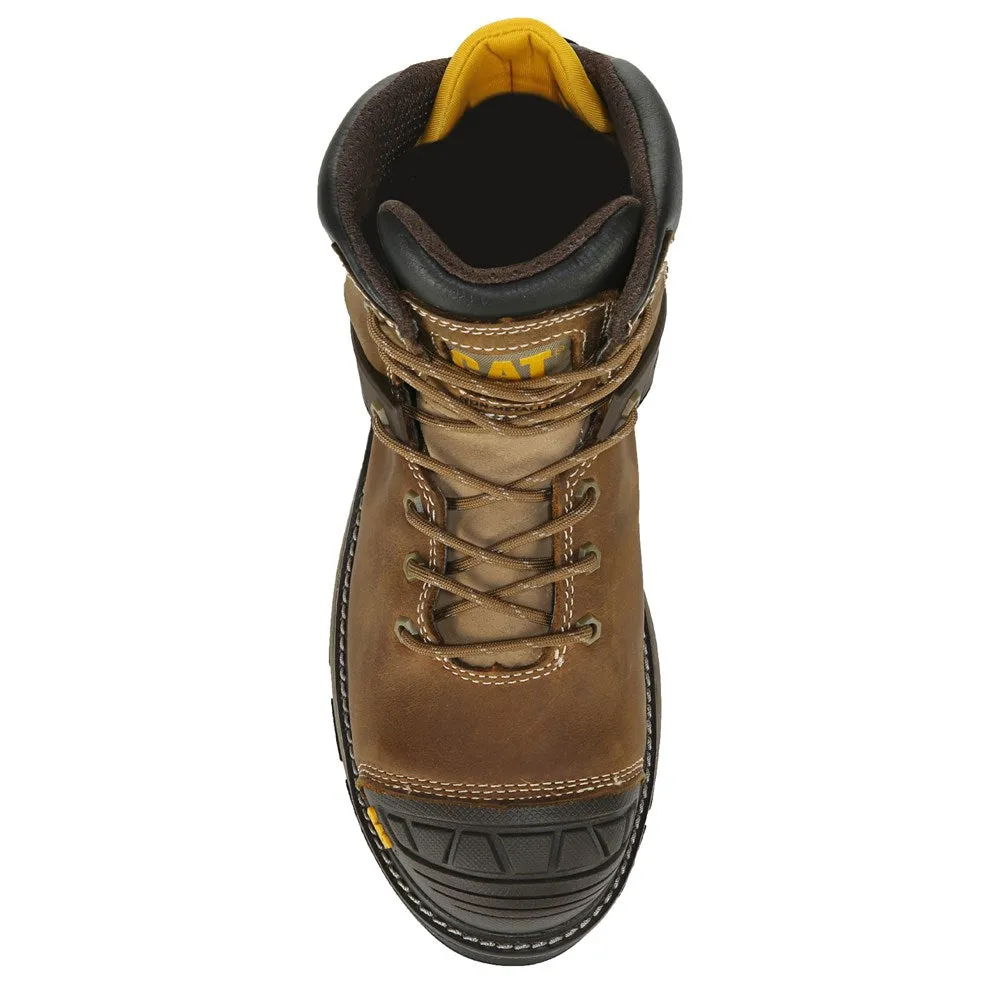 Caterpillar Men's Excavator 6" Superlite Work Boots, Medium/Wide Soft Toe brown