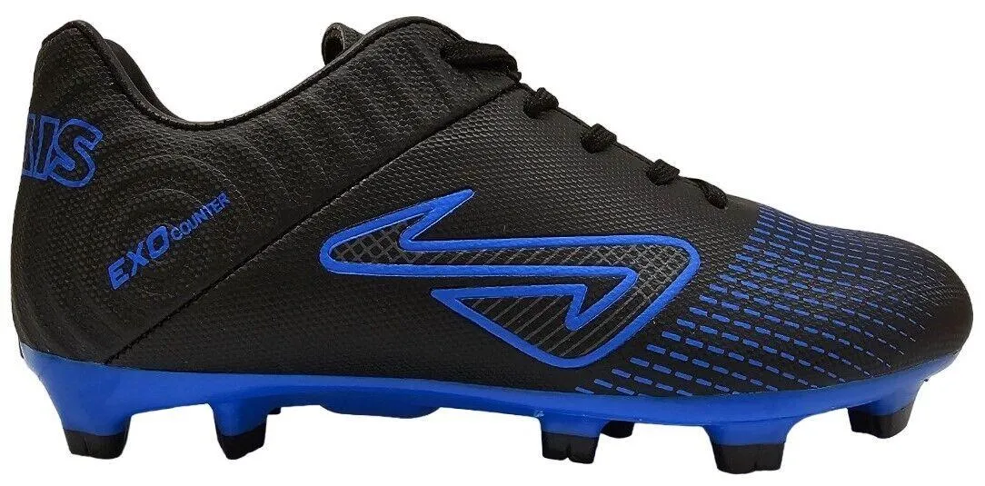 NOMIS Immortal 2.0 FG Football Boots - Black/Royal - Shoe - Adult